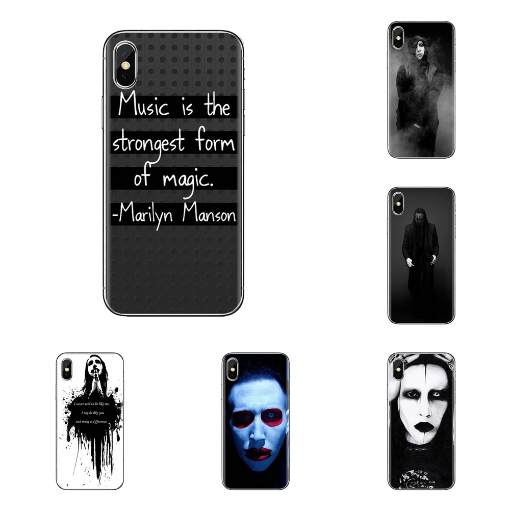 Silicone Cases Cover For Oneplus 3T 5T 6T Nokia 2 3 5 6 8 9 230 3310 2.1 3.1 5.1 7 Plus 2017 2018 UK Marilyn Manson Brian Warner |