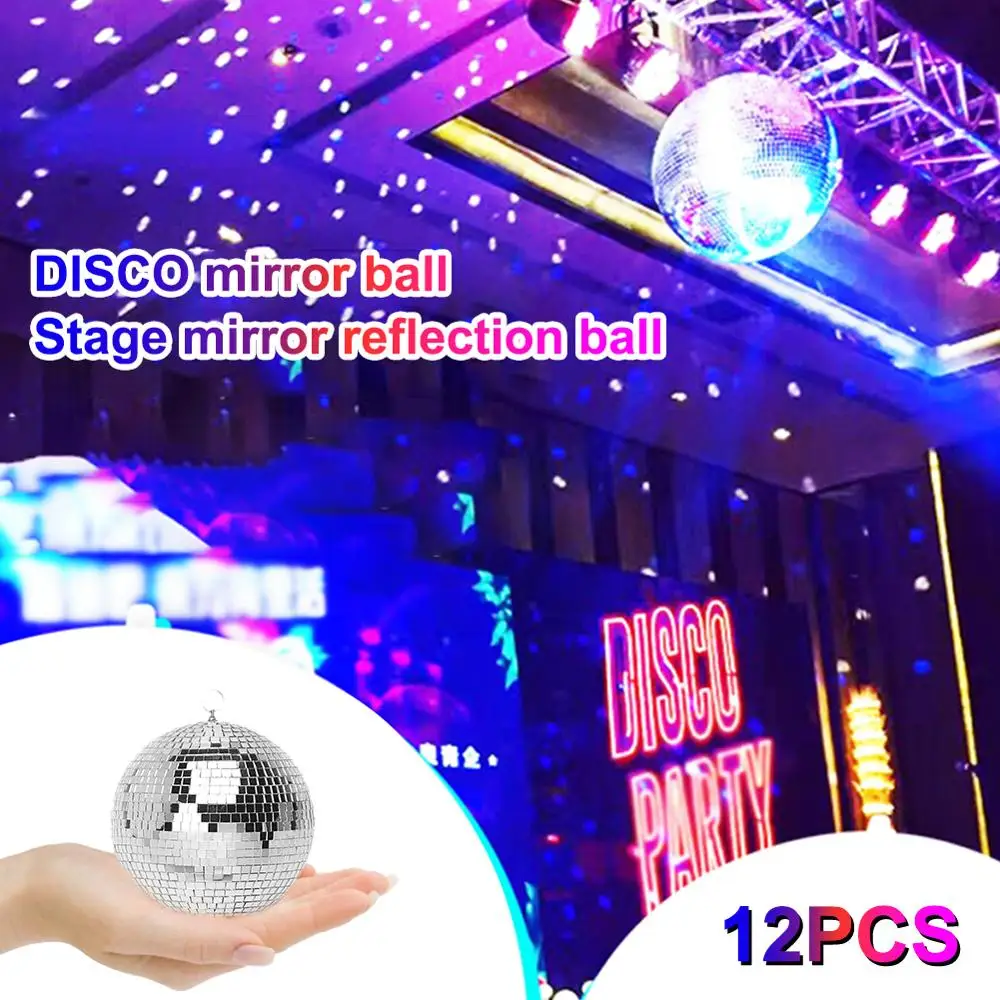 De Achtergrond Van Discoballen Met Spiegelballen Stock Afbeelding - Image of cirkel, licht: 48130929