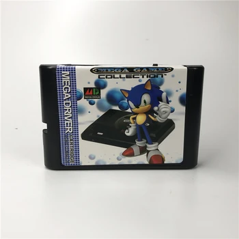 

Retro EDMD Remix MD Game Cartridge for USA/ Japanese /European SEGA GENESIS MegaDrive Console With 8G TF Card