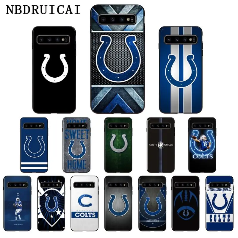 

NBDRUICAI indianapolis colts rugby High Quality Phone Case for Samsung S9 plus S5 S6 edge plus S7 edge S8 plus S10 E S10 plus