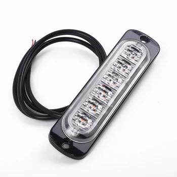 

Bar Strobe Lights 12V-24V DC 16W Yellow Set Beacon Hazard Car Flashing