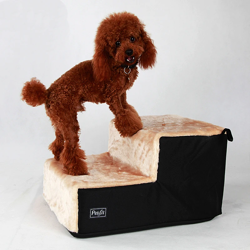 Pet Dog stairs 3 для лестничный ступеней маленький домик для собак для щенков щенок собака домашний питомец кошка Лестницы противоскользящие съемные лестницы лежанки для домашних животных