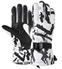 Winter Snowboard Ski Gloves PU Leather Non-slip Touch Screen Waterproof Motorcycle Cycling Fleece Warm Snow Gloves Unisex 1