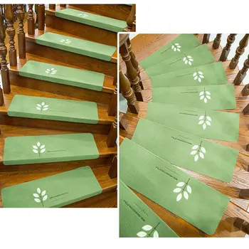 

55*22cm Stair Non-Slip Luminous Mat Rug Self-Adhesive Polyester Stairs Pad Carpet Staircase Step Decors Floor Home