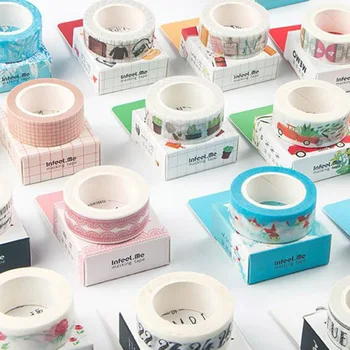 

7M Length Traveler Series Exquisite Affixed To Albums Lace Grid Kawaii Cartoon Decorative Hand Account Accessories DIY Cute