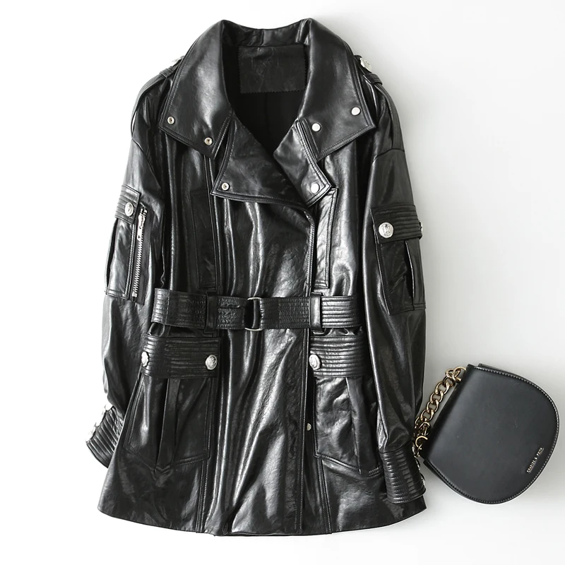 

Leather Real Jacket Autumn Jacket Women 100% Genuine Sheepskin Coat Female Korean Jackets for Women Clothes 2020 MY3851 s