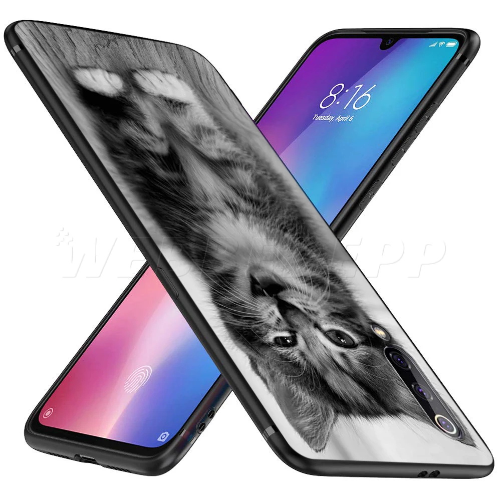 Чехол с забавным котенком котом для Xiaomi Redmi 4A 4X5 5A 6 6A 7 7A S2 Note Go K20 Pro Plus Prime 8T
