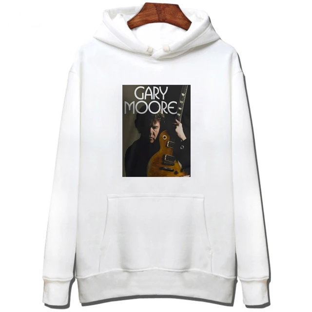 

New GARY MOORE With Guitar Rock amp Blues Guitarist Men's Black Hoodies S-3XLNew Hoodies Spring Summer
