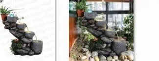 ProQgf 1 шт. набор альпинарий фонтан feng shui отделочных материалов - Color: 1 set