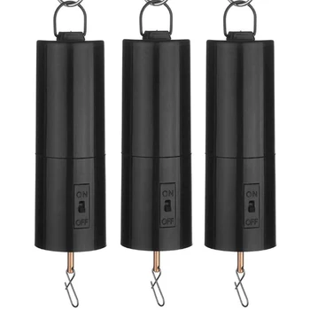 

Hanging Black Rotating Motor for Spinner and Wind Chime Garden Decoration Accessories, Not Including Battery 3 Pack