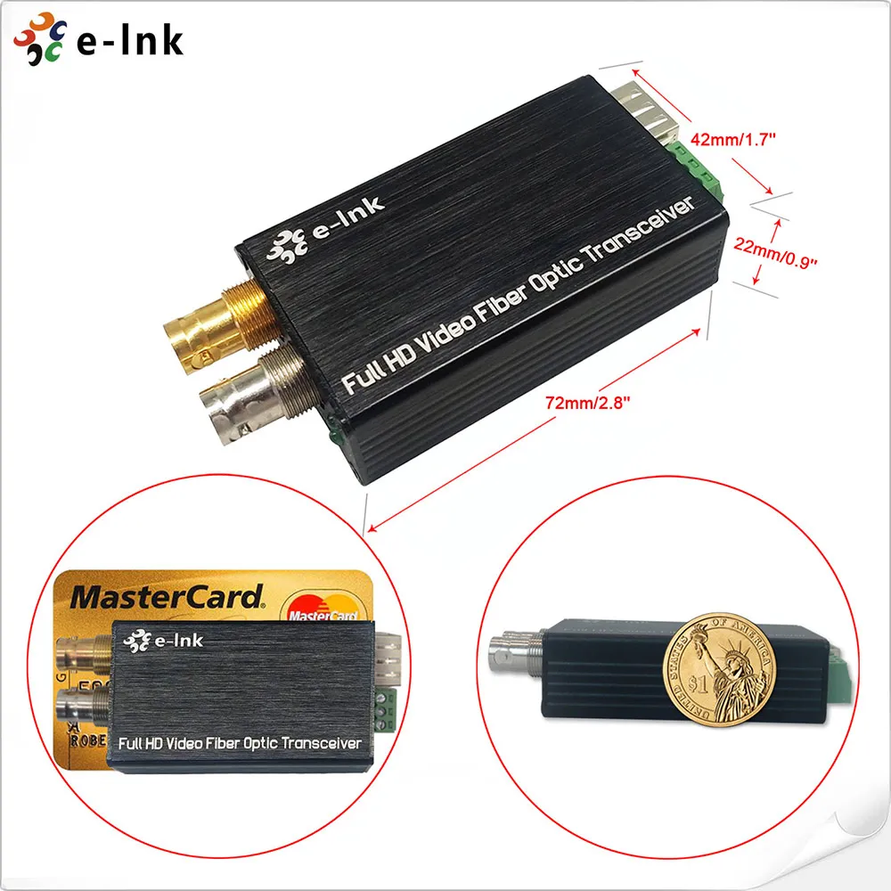Mini HD-SDI Fiber Optic Transceiver SDI Fiber