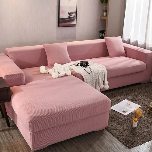Одноцветная подушка для дивана, четыре сезона, универсальный эластичный чехол для дивана, универсальный комплект, защитный тканевый чехол для дивана - Цвет: 6