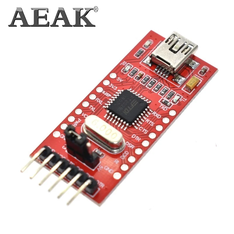 AEAK FT232 FT232BL FT232RL USB 2,0 до ttl уровень загрузки кабель для последовательной платы адаптер Модуль 5 в 3,3 В отладчик