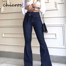 

Chicros High Waist Jeans Mom Jeans High Waist JEANS Overalls Sashes COTTON