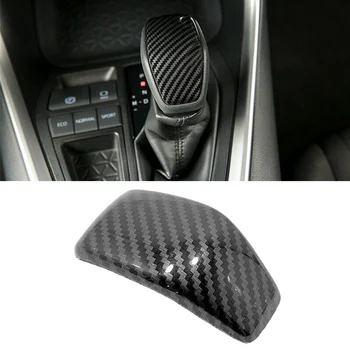 

ABS Plastic Shift Knob Cover Trim Fiber Style Gear lever 100% Brand new