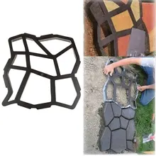 40*40*4 см дизайн асфальтоукладчик DIY многоразовые путь производитель плесень ходьбы бетон сад мощения плесень