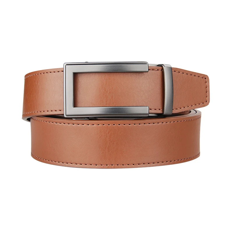 High Quality Cowhide genuine Leather Belt For Men 3.5cm width Mens Automatic Buckle Brand Luxury Golf mens belts | Аксессуары для