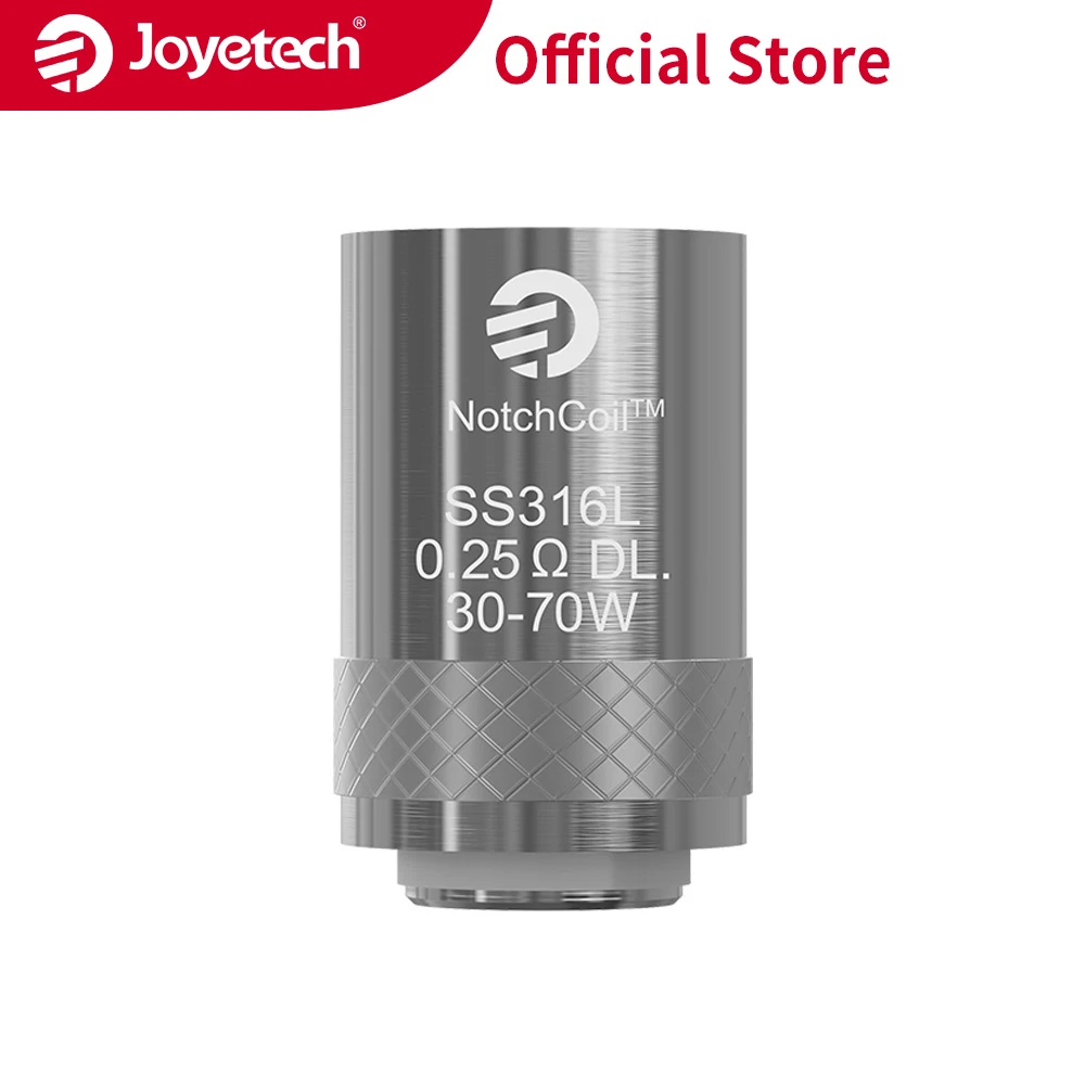 Оригинальная электронная сигарета Joyetech NotchCoil 0.25ohm DL.Head NC Head для Cuboid Mini /Cubis Pro Notch Coil