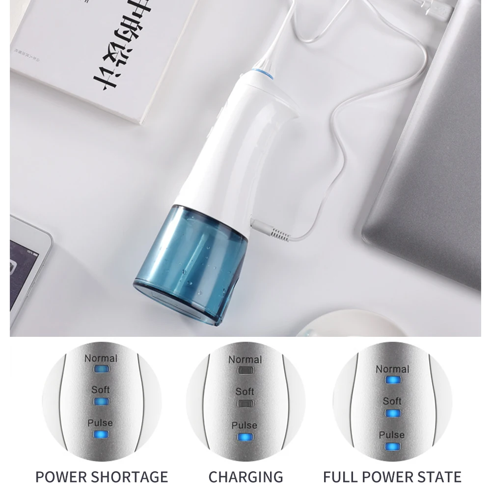 FUNHO ирригатор для полости рта USB Перезаряжаемый 3 режима беспроводной водяной Флоссер портативный стоматологическая струя водонепроницаемый очиститель зубов 5 струйных наконечников