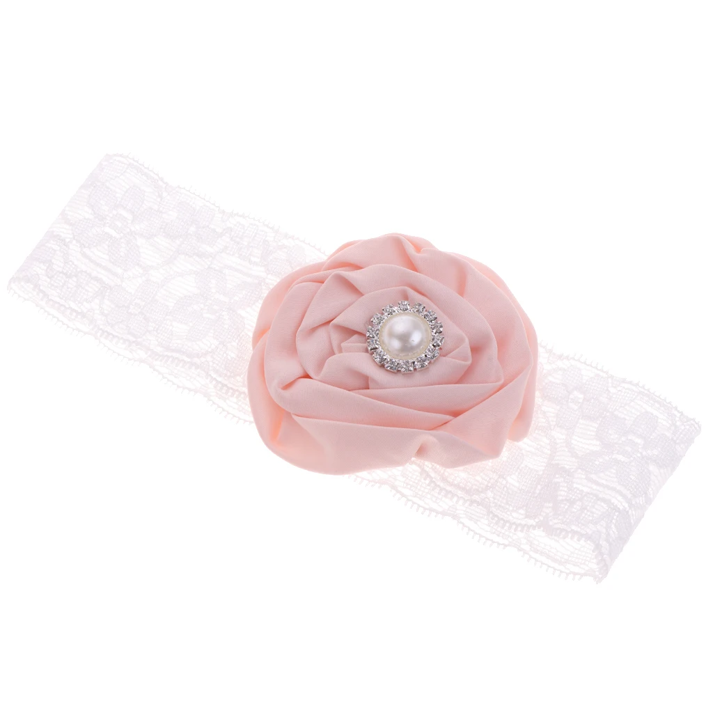 Baby Girls Headbands Flower Lace Band Hair Accessories for Newborn Infant Toddler