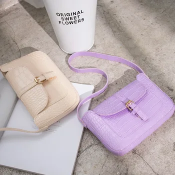 

Underarm handbags new 2020 Korean fashion shoulder bag texture western style portable bag crocodile pattern all-match