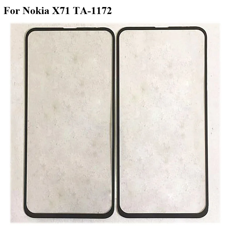 Протестированные детали для Nokia X71 TA-1172 сенсорный экран внешняя ЖК-панель стеклянная крышка объектива для Nokia X 71 без гибкого кабеля