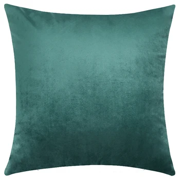 

Velvet Soft Soild Decorative Square Throw Pillow Covers Set Cushion Cases Pillowcases for Sofa Bedroom Car 45X45cm