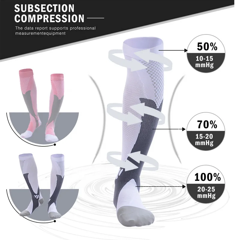SFIT Компрессионные гольфы для бега Chaussette Футбол Баскетбол Велоспорт Homme носки