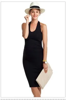 

Dr305 Europe And America Maternity Clothes Spring Vest Base Skirt Maternity Dress Summer New Style Pregnant Women Sleeveless Str