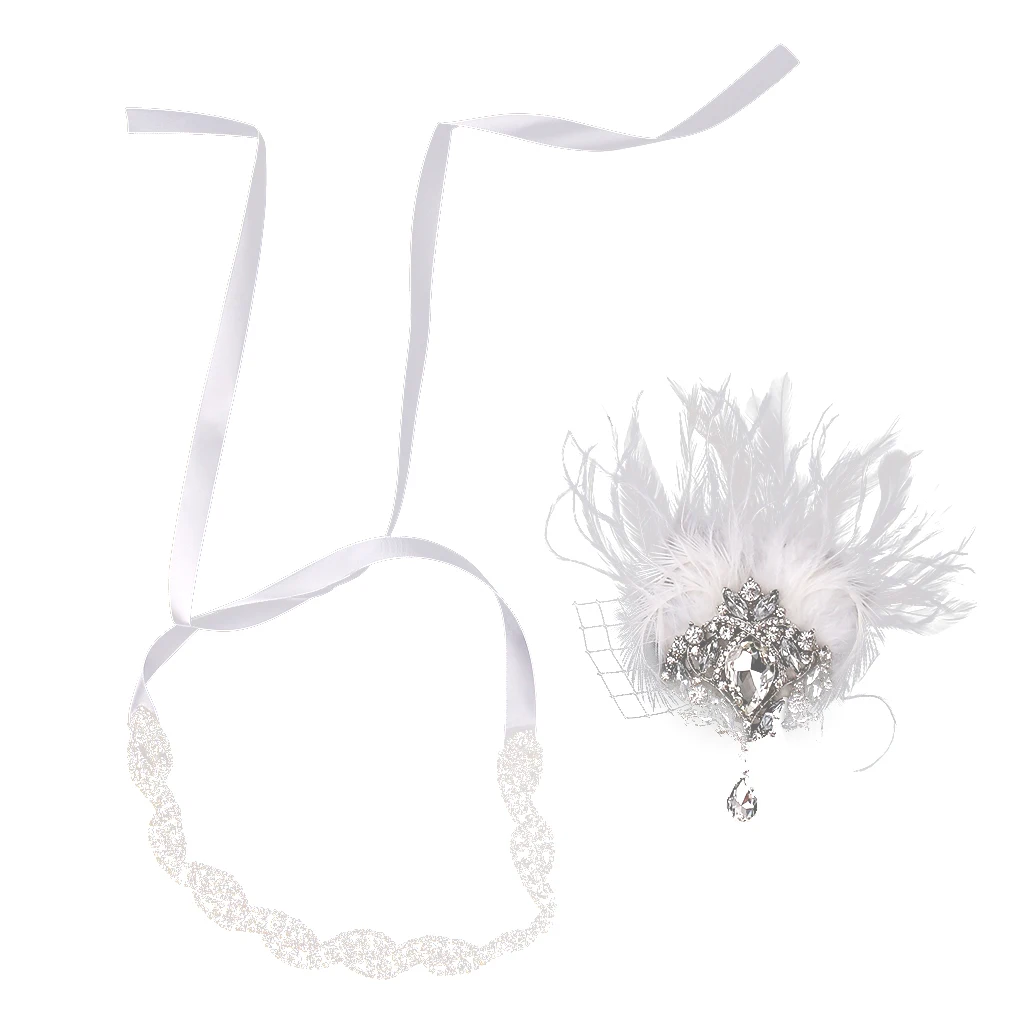 Свадебный костюм вечерние Головные уборы Винтаж 1920s Хлопушка повязка на голову со стразами