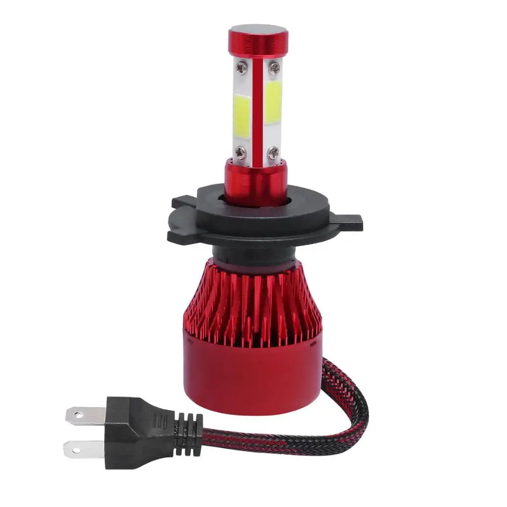 4 стороны H7 Mini светодиодный H1 H3 H4 H11 H8 HB3 HB4 9005 9006 головсветильник лампы