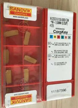 

10PCS CARBIDE INSERT N123D2-0150-0002 CM4125