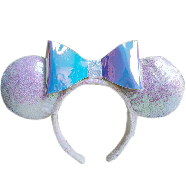 cool baby accessories Mickey Minnie Ears Headband Sequin EARS COSTUME Hallowmas Headband Cosplay Plush Gift plush mouse doll girls Party Hair band baby accessories clipart