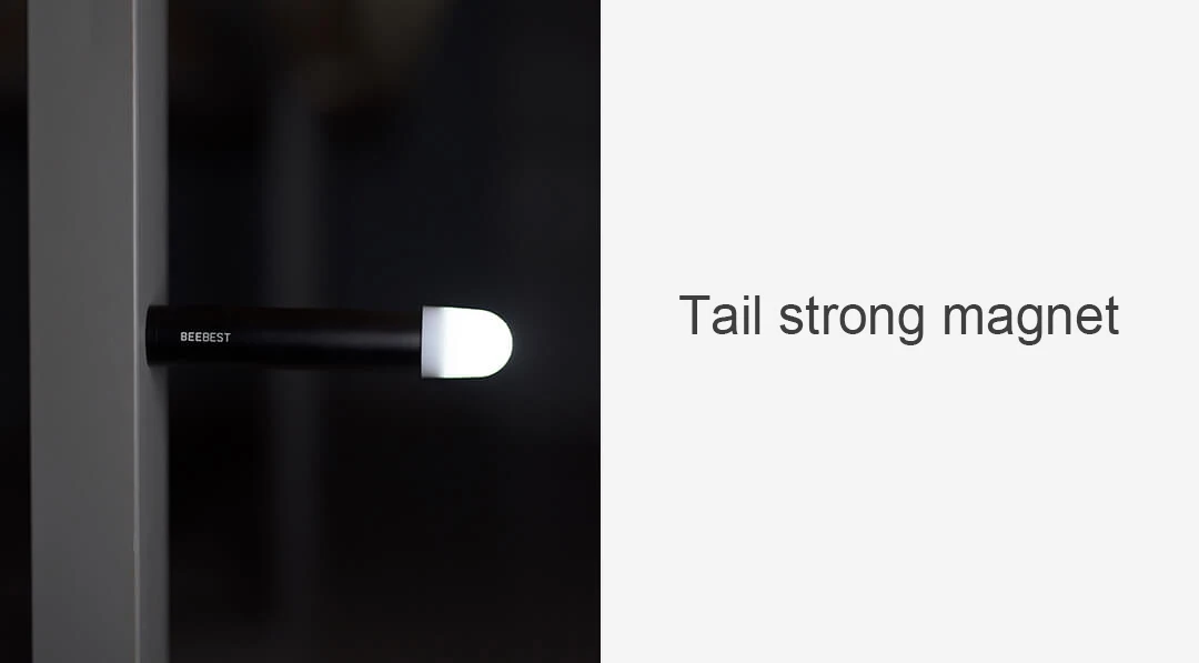 Xiaomi mijia Beebest металлический фонарик весь легкий из алюминиевого сплава IPX7 водонепроницаемый многофункциональный фонарик
