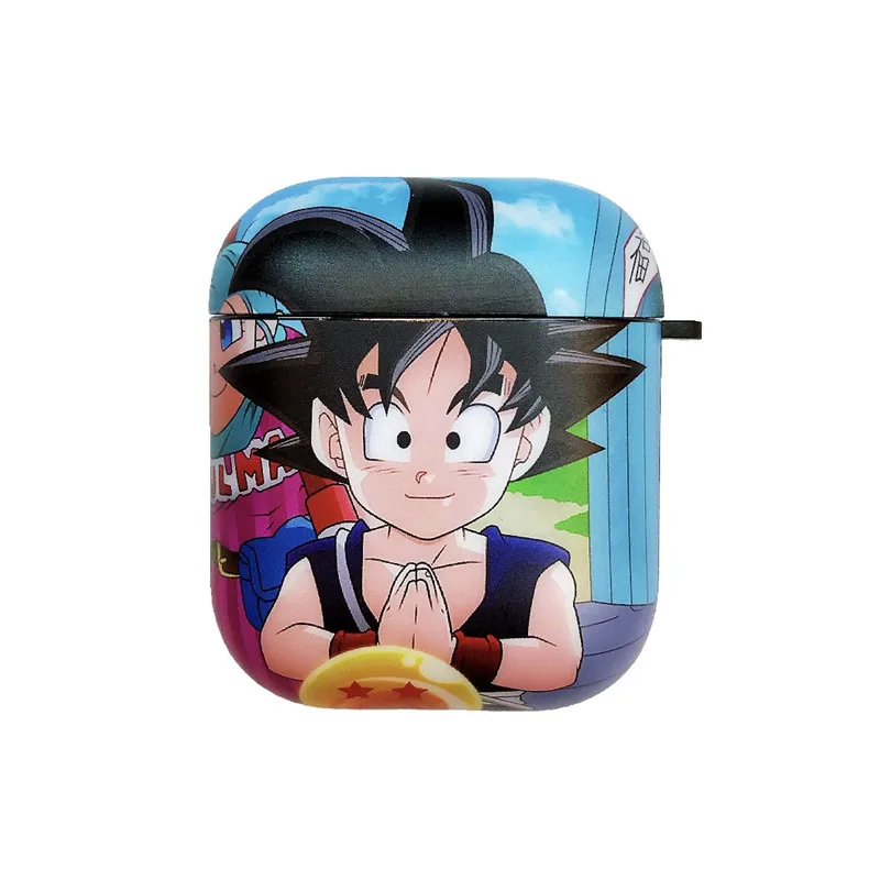 Cartoon anime Pattern For Apple Airpods Case Funny Cute Bluetooth Earphone Cover Silicone Headphone Case For air pods Pro Funda - Цвет: Style 7