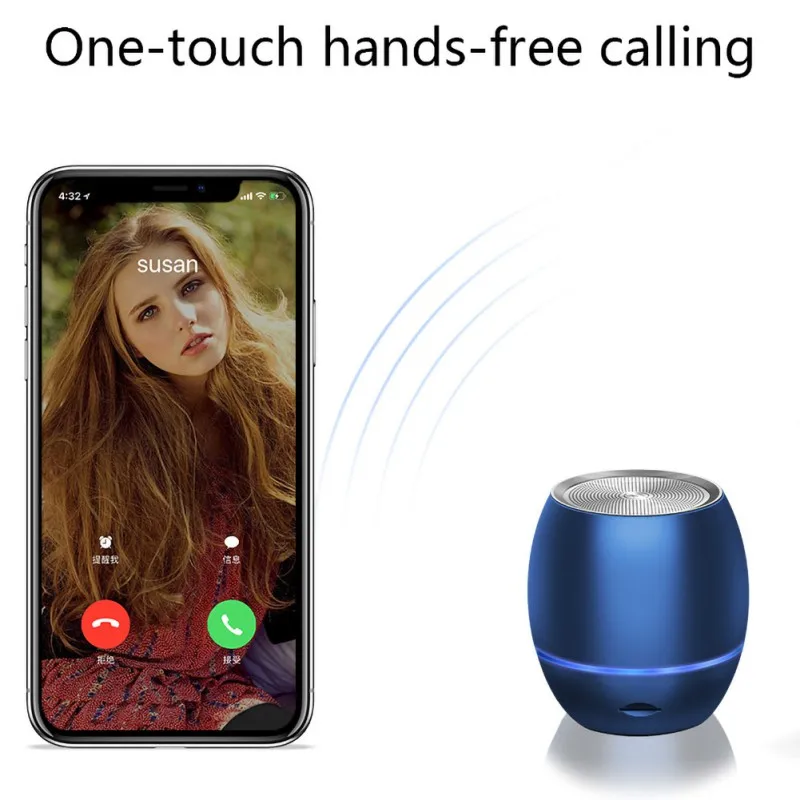 Ультра портативный мини Bluetooth динамик беспроводной громкий Hifi открытый Бас