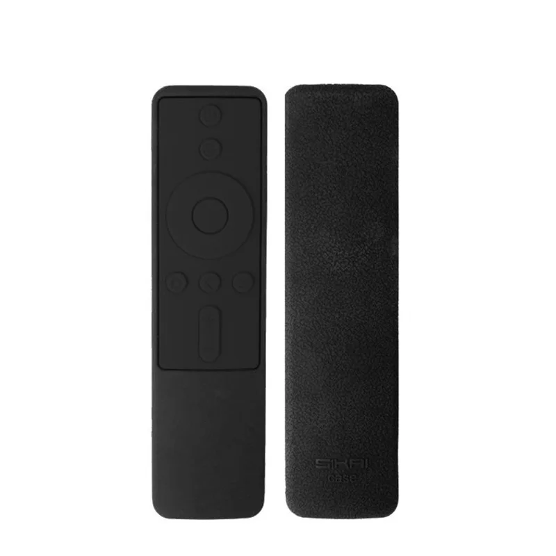 Чехол для пульта дистанционного управления для Xiaomi Mi 4A 4C 4X 4S SIKAI tv голосовой пульт дистанционного управления чехол SIKAI - Цвет: black