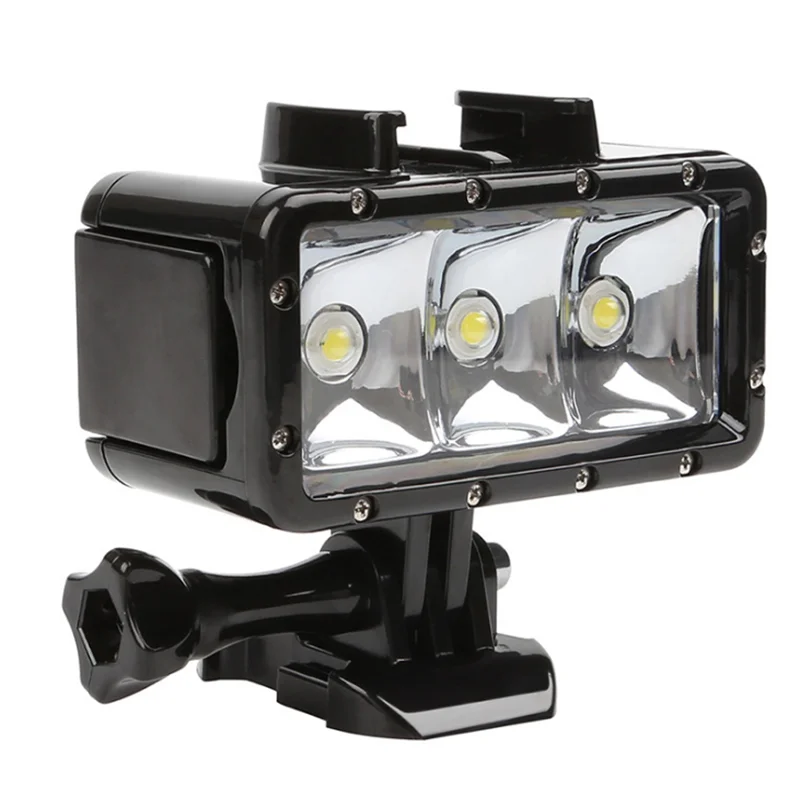 

SHOOT LED Diving Light Lamp 3 Lighting Modes 30m Waterproof for DJI OSMO ACTION/GoPro Hero 7/6/5/4 for SJCAM Xiaomi Yi etc