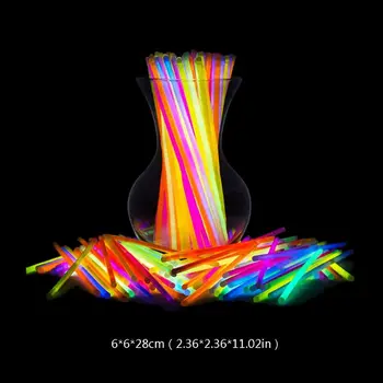 

100 disposable glow sticks, concert colorful glow sticks, children's luminous br D08D