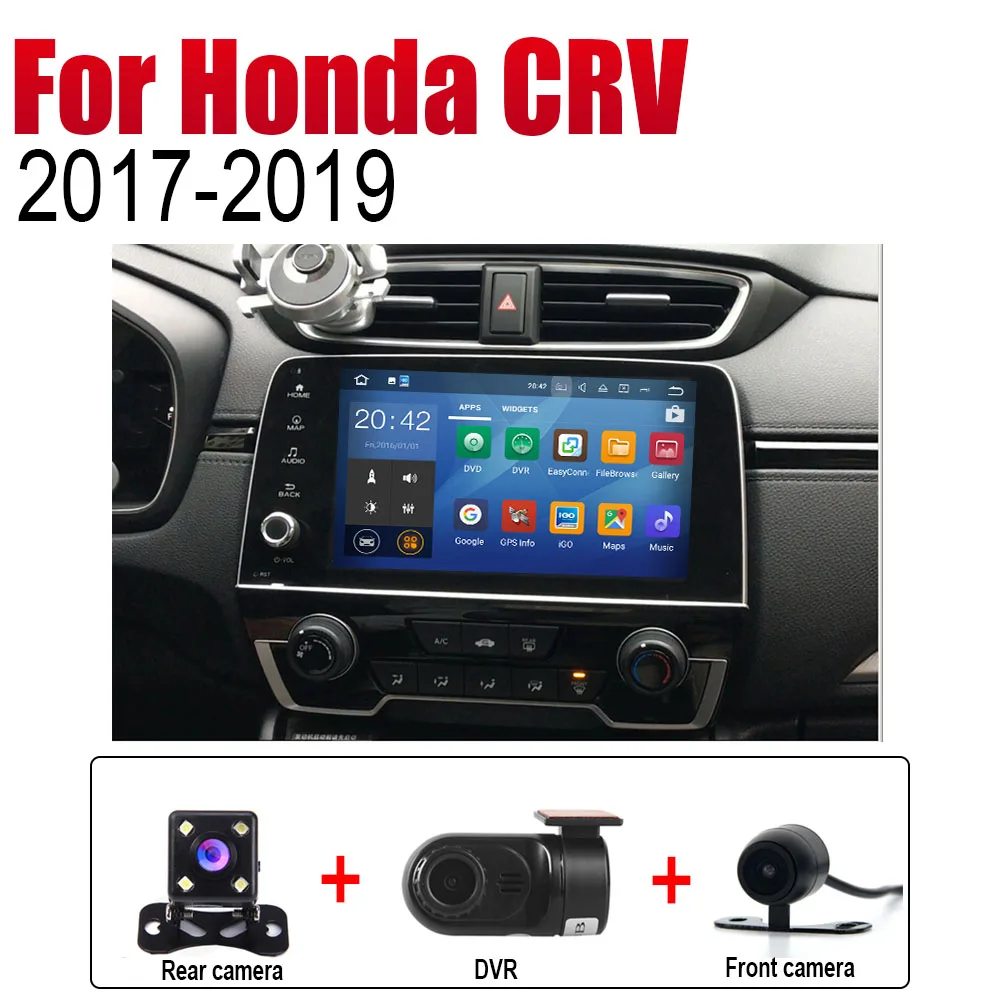 Android 2 Din Авто Радио для Honda CRV автомобильный мультимедийный плеер gps навигационная система Радио стерео wifi BT - Цвет: Extra Items