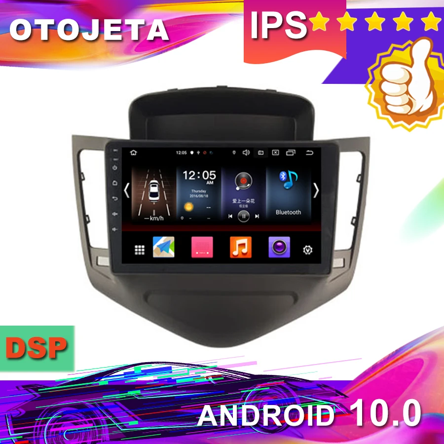 Новое поступление Android 10 Автомобильный gps для Chevrolet CRUZE 2008 2009 Автомобильный Радио автомобильный мультимедийный 1080P магнитофон bluetooth навигация