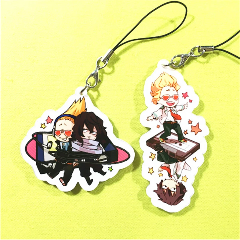 Anime My Hero Academia Cute Cartoon Eraser-Head Keychain Decoration Cosplay Plush Doll Toys Bag Hanging Pendant Xmas Gifts | Украшения и