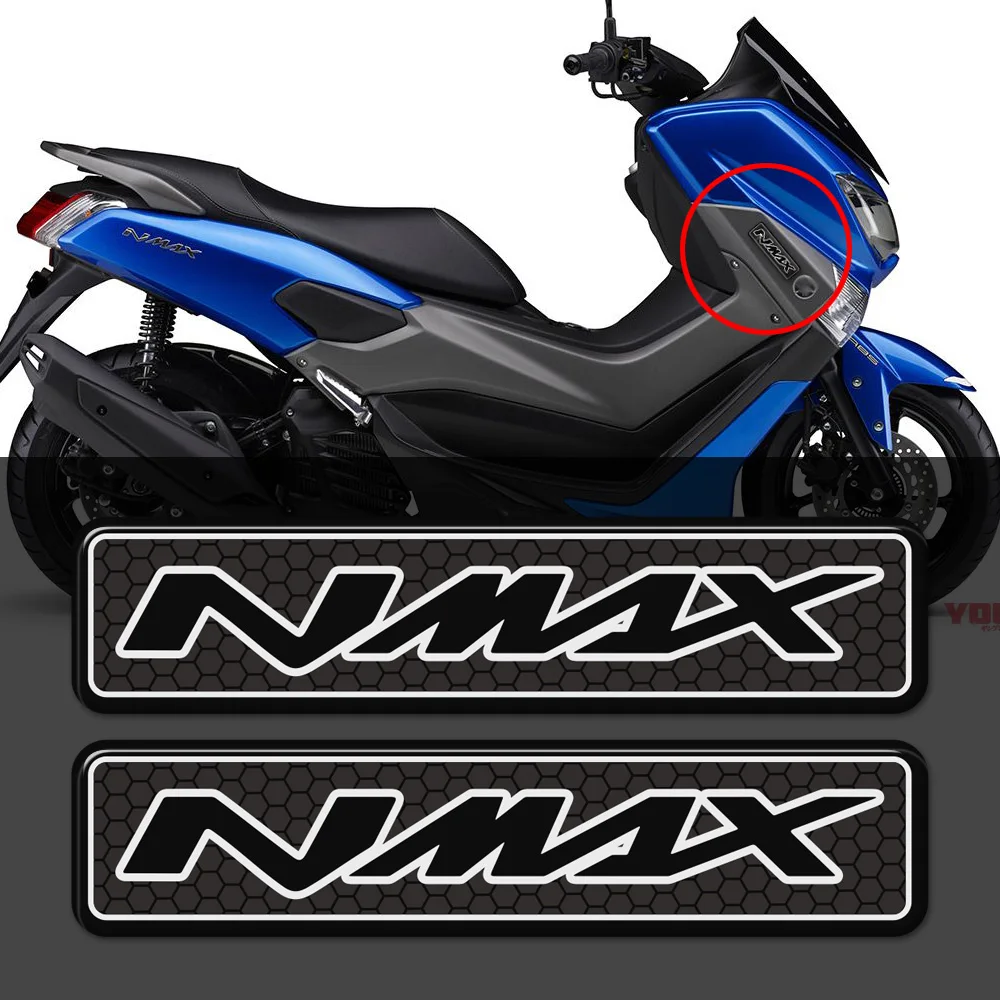 Scooters For Yamaha NMAX N MAX N-MAX 125 155 160 250 400 Emblem Badge Logo Stickers  Accessories Decal Kit 2018 2019 2020 2021 dual motor motorcycle 60v mobility accessories hoover board unicycle europe warehouse skooter electric scooters 3000 watts