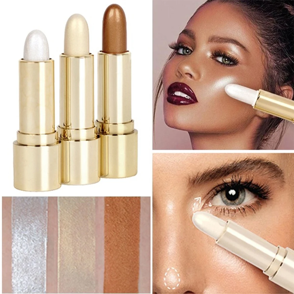 Хайлайтер карандаш для лица 3 цвета консилер контур Тени Карандаш лучшая