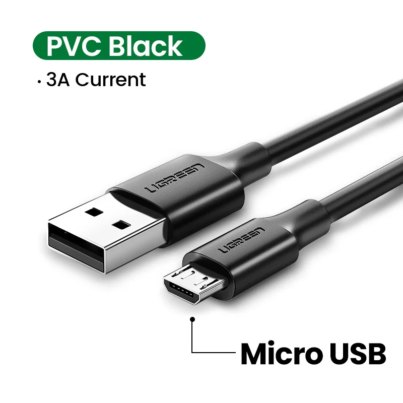 Tanio Ugreen Micro USB kabel 3A Nylon szybkie sklep
