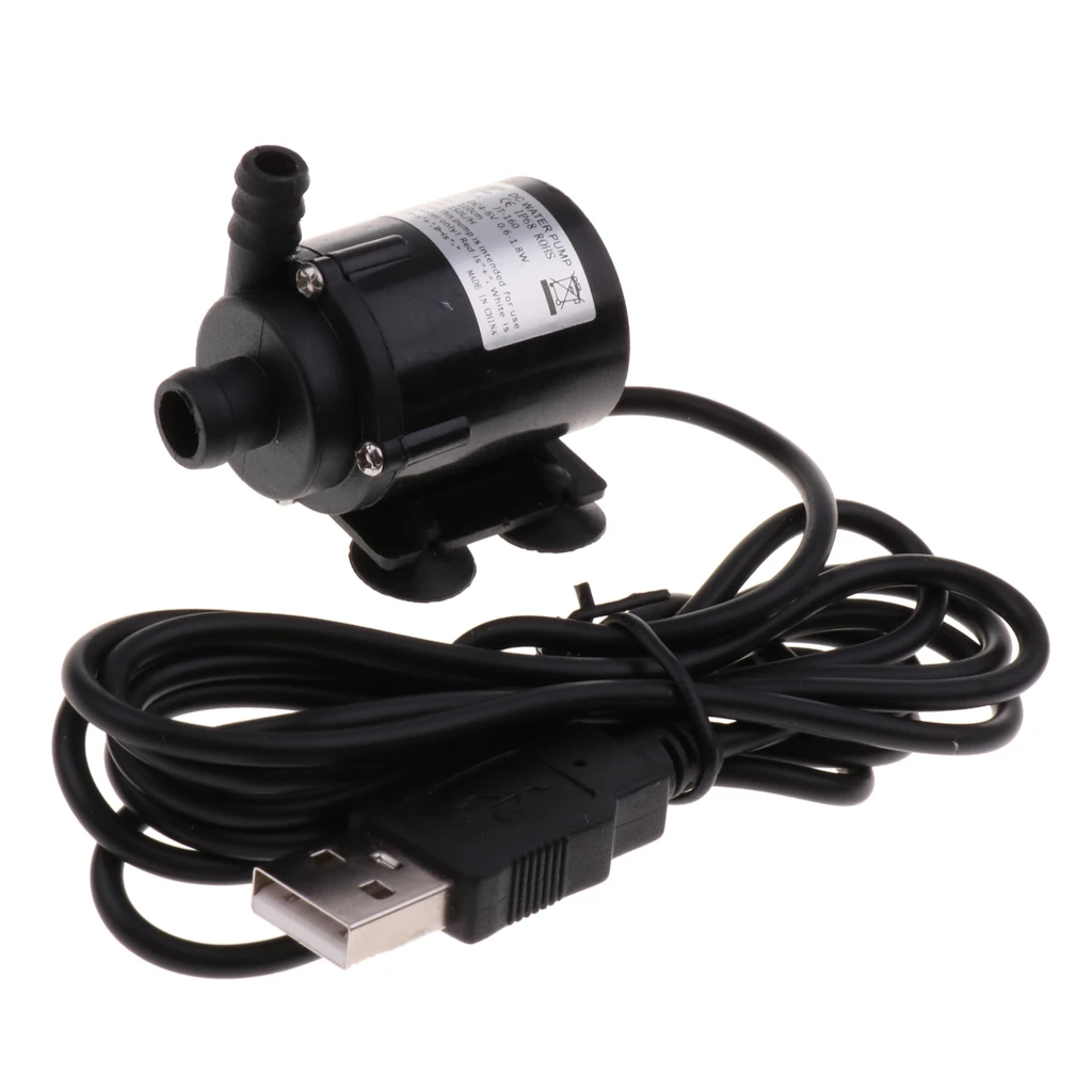 

DC 0.35A Submersible Brushless Motor USB Water Pump for Computer Cooling System
