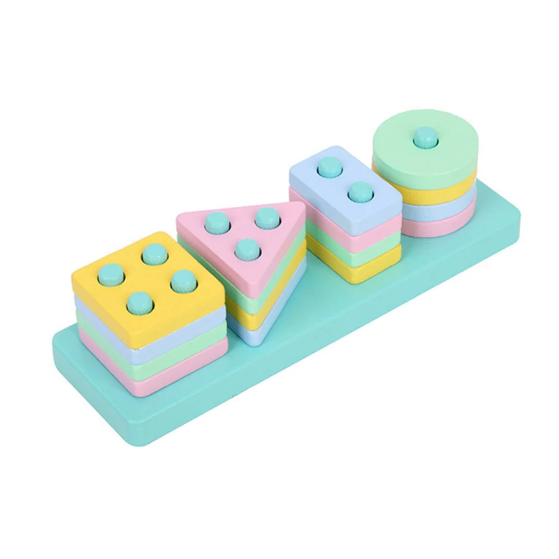 Baby Montessori Educational Math Toy Wooden mini Circles Bead Wire Maze Roller Coaster Abacus Puzzle toys For Kids Boy Girl Gift 27