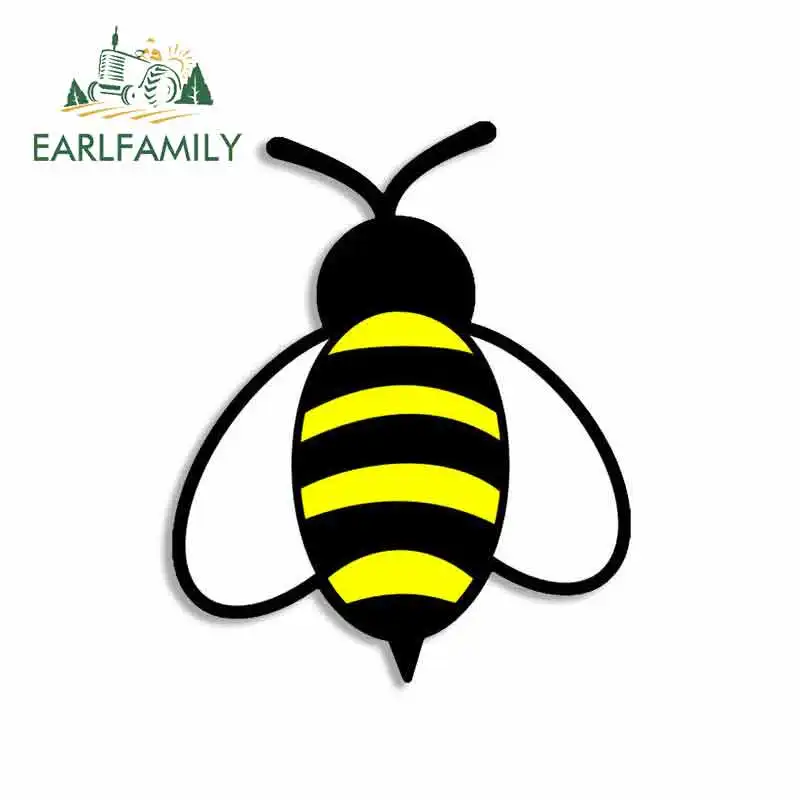 EARLFAMILY 13 см x 10 9 для Bumble Bee Мультфильм виниловые наклейки на машину JDM бампер