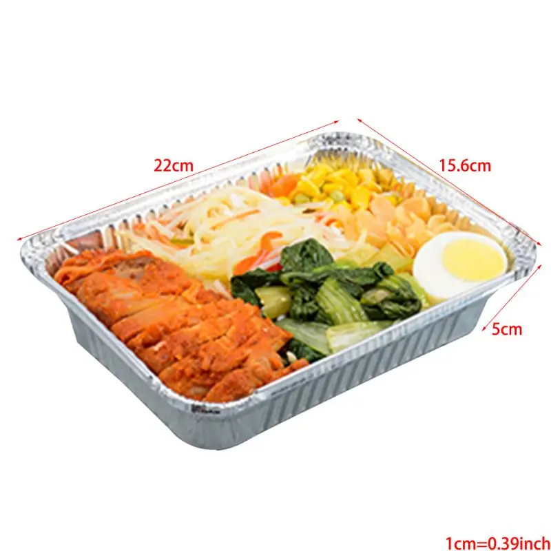 Set of 16 Christmas Foil Take Out Food Boxes Tin box with Festive Cover box 634E