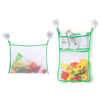 

2020 Baby Toy Mesh Bag Bath Bathtub Doll Organizer Suction Bathroom Bath Toy Stuff Net Baby Bath Bathtub Toy Kids Bath Game Bag